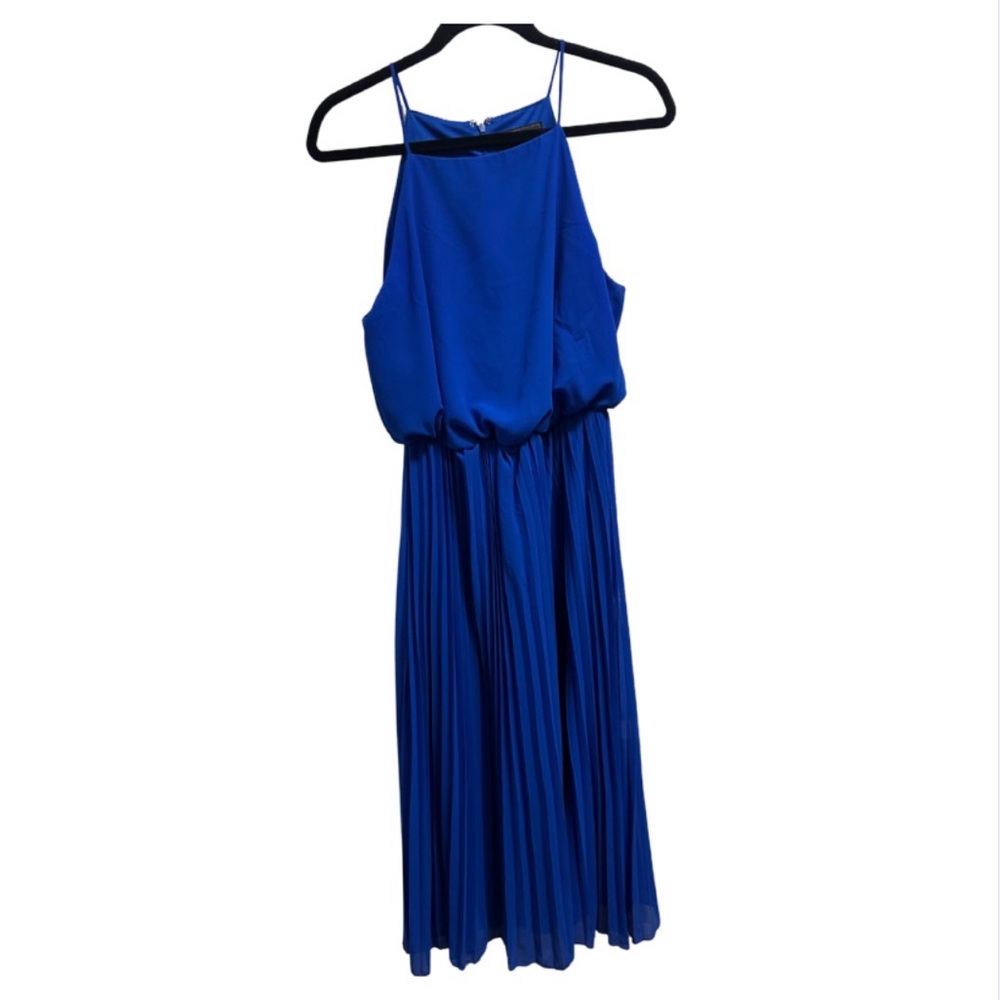 Gently Used Sam Edelman Elegant Blue Pleated Dress